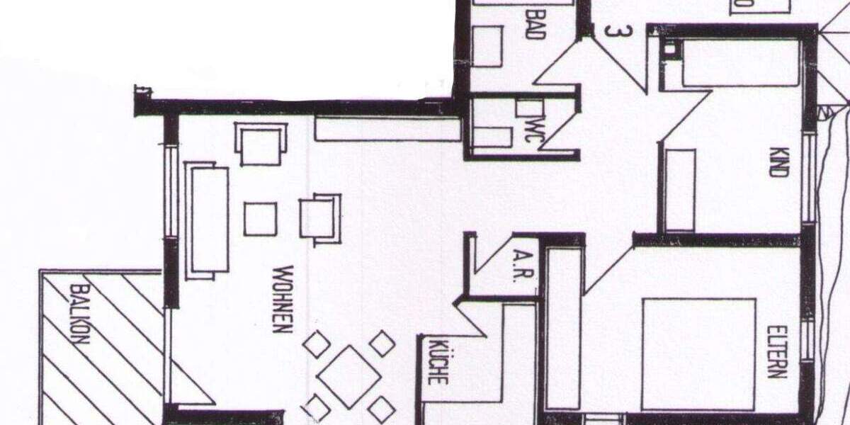 Etagenwohnung Remshalden / Hebsack Hebsack - 3 Zimmer, 69 m&sup2;, 309.000&euro; | Angebot:25820881
