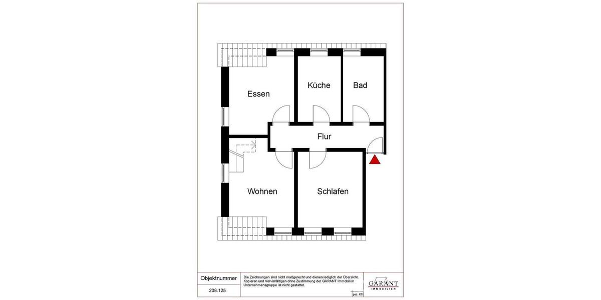 Etagenwohnung Wäschenbeuren - 3 Zimmer, 51 m&sup2;, 129.000&euro; | Angebot:25802750