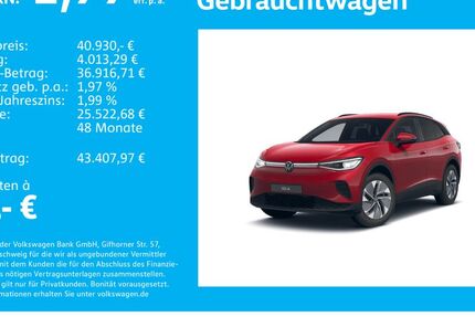 VW ID.4 1.211 km 40.930 &euro; Stuttgart-Wangen 70188