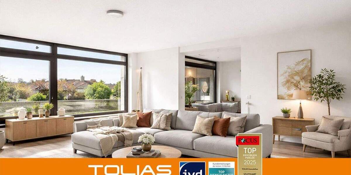 Etagenwohnung Korntal-Münchingen Korntal - 4 Zimmer, 120 m&sup2;, 528.000&euro; | Angebot:25797658