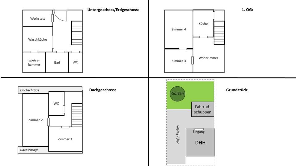 Etagenwohnung Stuttgart Neuwirtshaus - 1 Zimmer, 13 m&sup2;, 450&euro; | Angebot:25395863