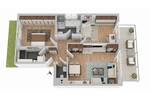 Etagenwohnung Stuttgart Kaltental - 3 Zimmer, 70 m&sup2;, 239.000&euro; | Angebot:26695315