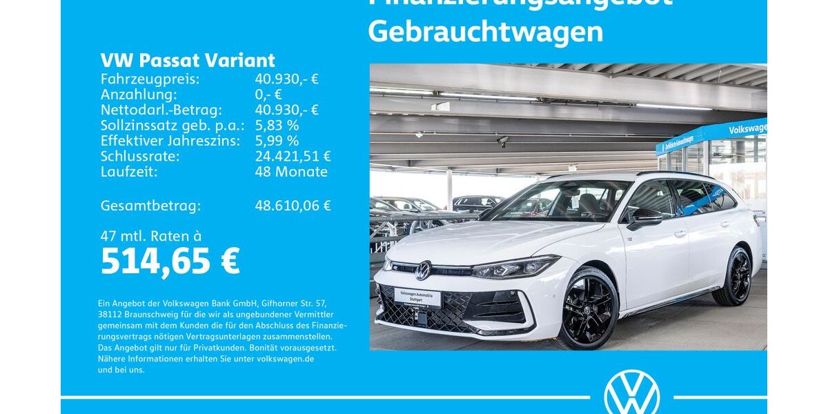 VW Passat Variant 18.800 km 40.630 &euro; Stuttgart-Wangen 70188