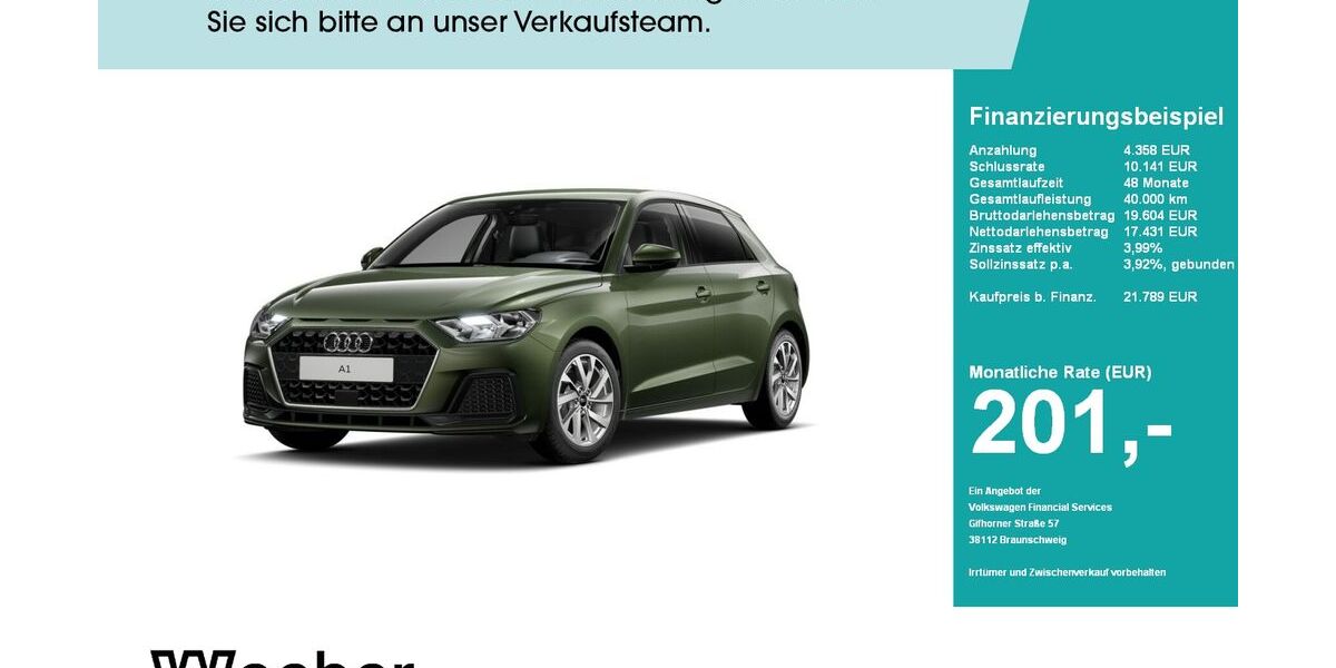 Audi A1 7.320 km 21.538 &euro; Leonberg 71229