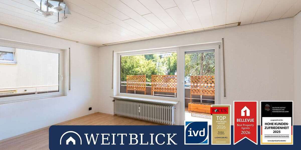 Etagenwohnung Ludwigsburg Hoheneck - 3 Zimmer, 65 m&sup2;, 245.000&euro; | Angebot:27291505