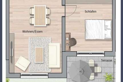 Wohnung Leinfelden-Echterdingen Echterdingen - 2 Zimmer, 57 m&sup2;, 349.000&euro; | Angebot:24016282