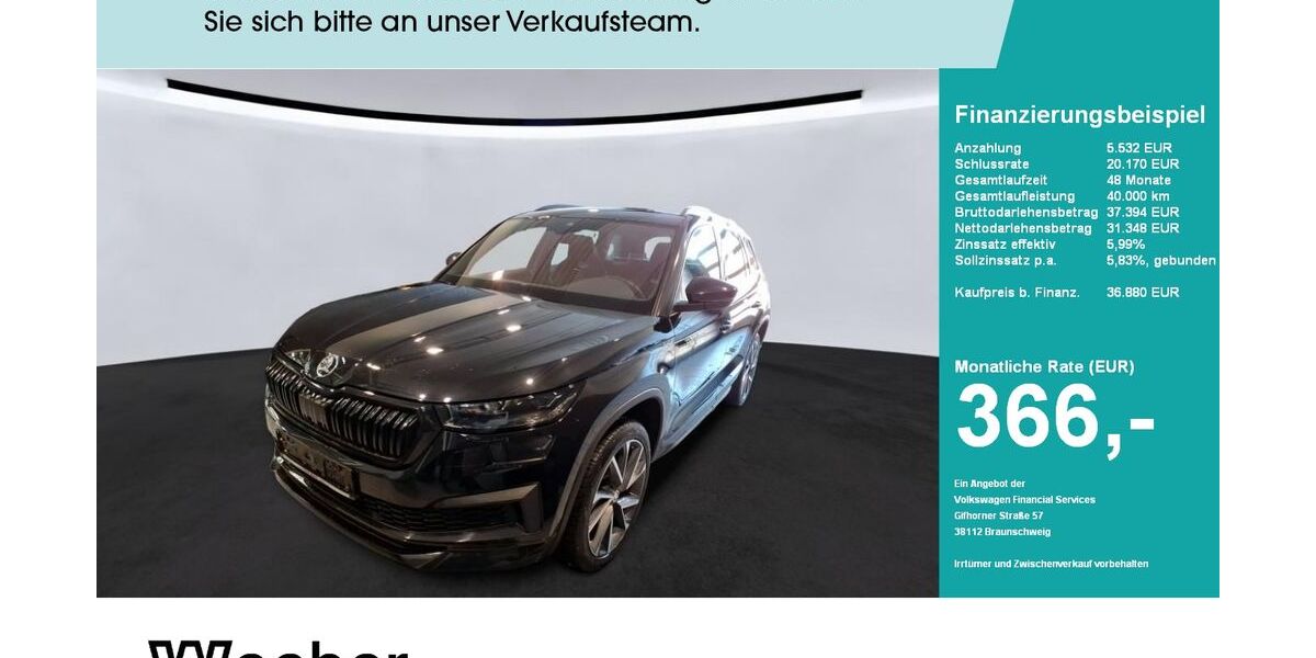 Skoda Kodiaq 54.395 km 36.878 &euro; Leonberg 71229