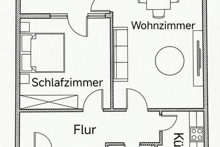 Wohnung Kirchheim unter Teck - 2.5 Zimmer, 62 m&sup2;, 205.000&euro; | Angebot:25591279
