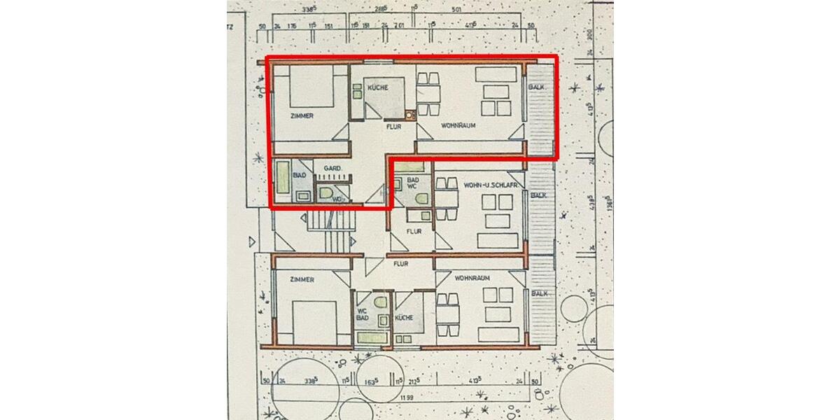 Hochparterre Ludwigsburg Hoheneck - 2 Zimmer, 58 m&sup2;, 240.000&euro; | Angebot:25902284