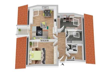 Wohnung Sachsenheim - 2 Zimmer, 57 m&sup2;, 700&euro; | Angebot:26012876