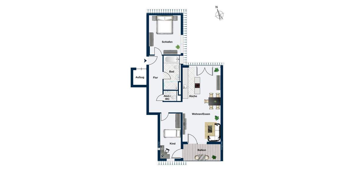 Etagenwohnung Remseck am Neckar / Aldingen Aldingen - 3 Zimmer, 98 m&sup2;, 623.000&euro; | Angebot:25678860