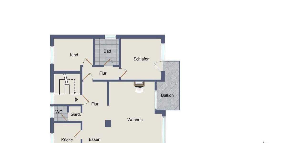 Etagenwohnung Stuttgart Zuffenhausen - 4 Zimmer, 98 m&sup2;, 450.000&euro; | Angebot:25662729