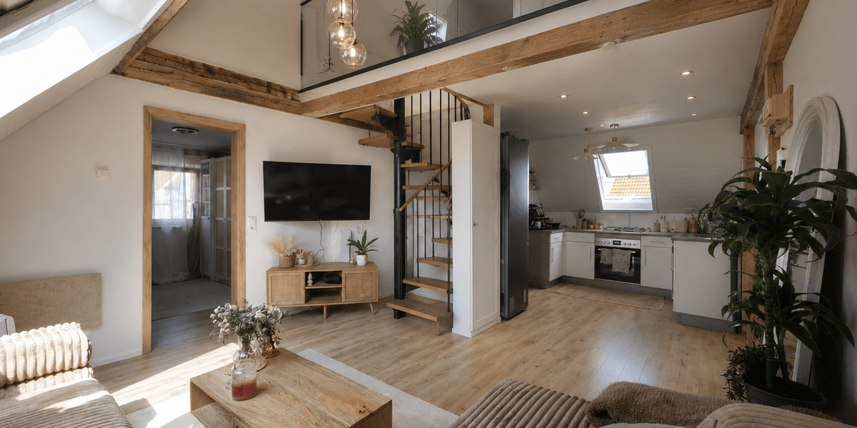 „Haus auf dem Haus“ – gesamtes Dachgeschoss mit kompletter Bühne und außergewöhnlichem Ausbaupotenzi - Dachgeschoßwohnung Weilheim an der Teck | Angebot:27532420