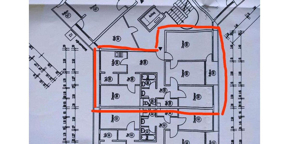 Etagenwohnung Ludwigsburg - 4.5 Zimmer, 95 m&sup2;, 299.900&euro; | Angebot:24709928