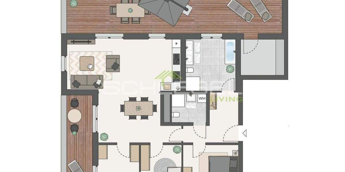 Etagenwohnung Murrhardt - 4 Zimmer, 131 m&sup2;, 692.300&euro; | Angebot:25784563