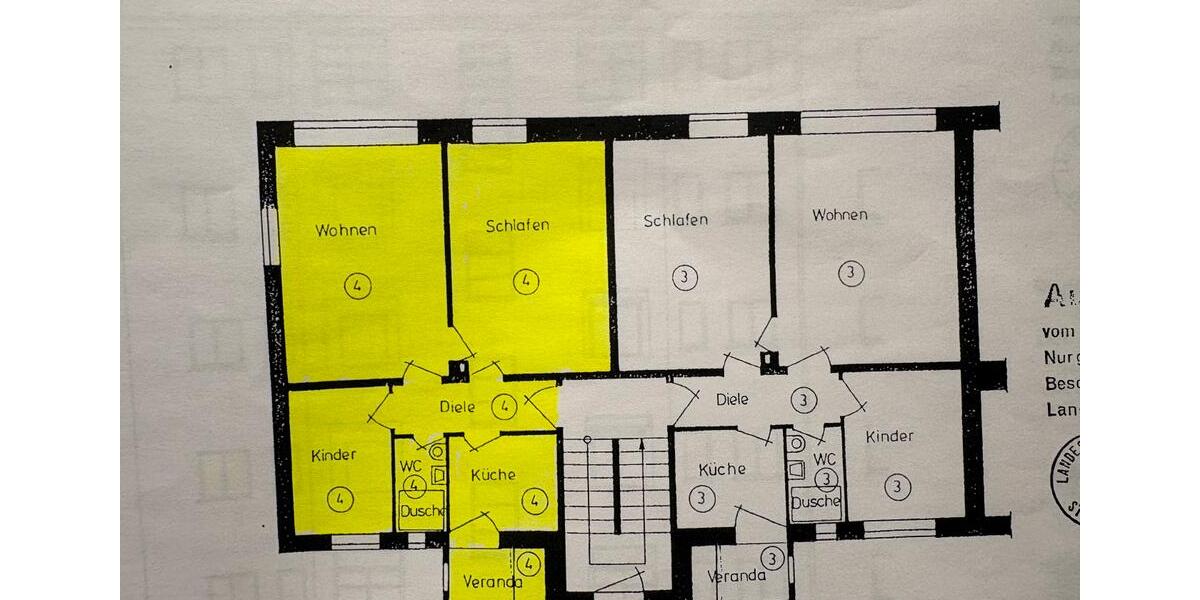 Etagenwohnung Stuttgart Bad Cannstatt - 3 Zimmer, 53 m&sup2;, 185.000&euro; | Angebot:25922378