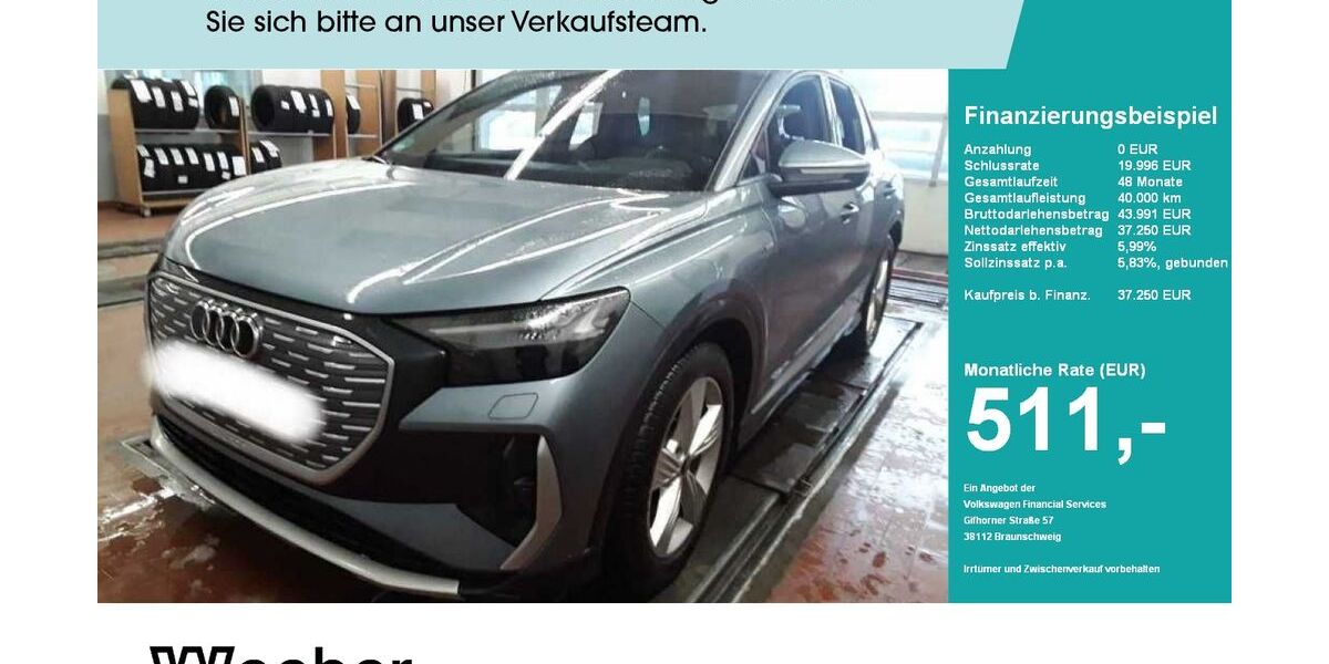 Audi Q4 e-tron 22.066 km 37.250 &euro; Leonberg 71229