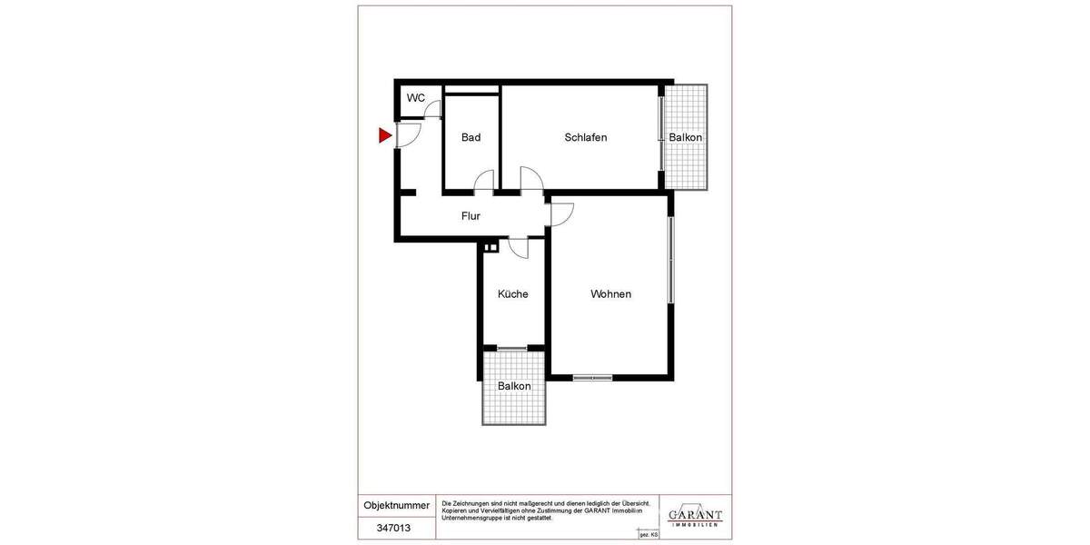 Etagenwohnung Fellbach Schmiden - 2 Zimmer, 76 m&sup2;, 295.000&euro; | Angebot:25707622