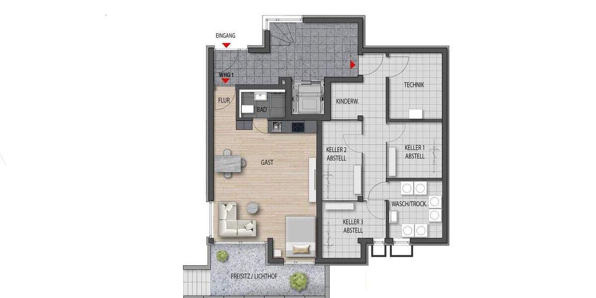Etagenwohnung Winnenden - 5 Zimmer, 137 m&sup2;, 780.000&euro; | Angebot:25821546