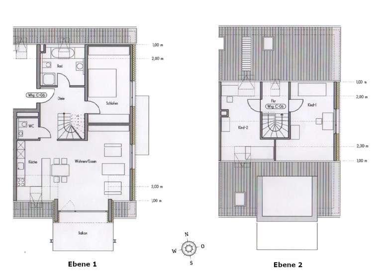 Maisonettenwohnung Stuttgart Zuffenhausen - 4 Zimmer, 108 m&sup2;, 690.000&euro; | Angebot:26044985