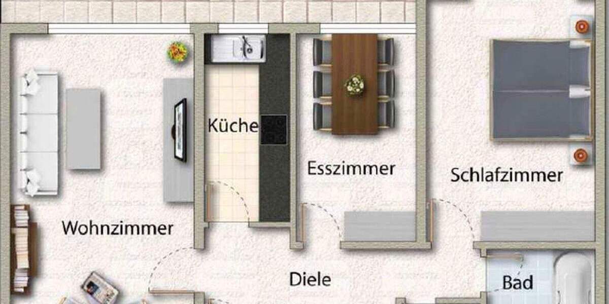 Etagenwohnung Göppingen Stadtgebiet - 3 Zimmer, 74 m&sup2;, 279.000&euro; | Angebot:25870192