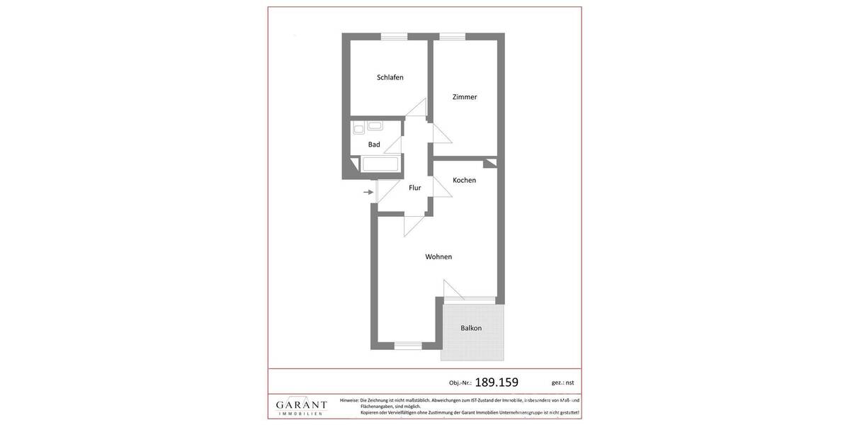 Etagenwohnung Fellbach Schmiden - 3 Zimmer, 70 m&sup2;, 299.000&euro; | Angebot:25707666