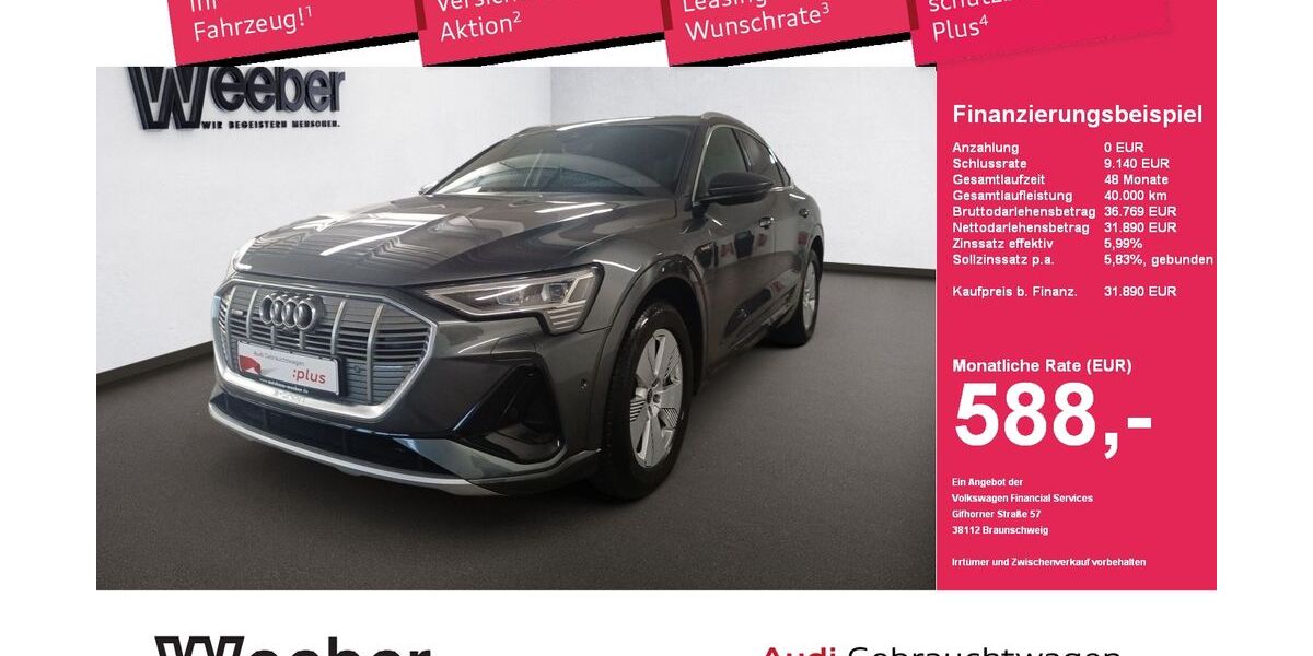 Audi e-tron 37.285 km 29.250 &euro; Leonberg 71229