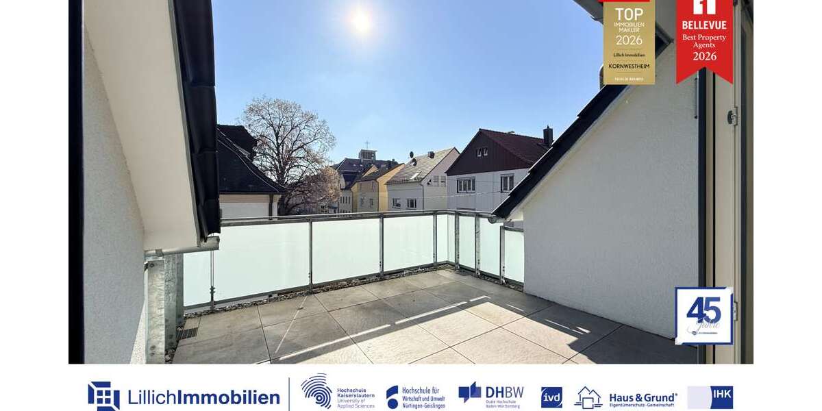 Etagenwohnung Kornwestheim - 3.5 Zimmer, 92 m&sup2;, 1.400&euro; | Angebot:26692166