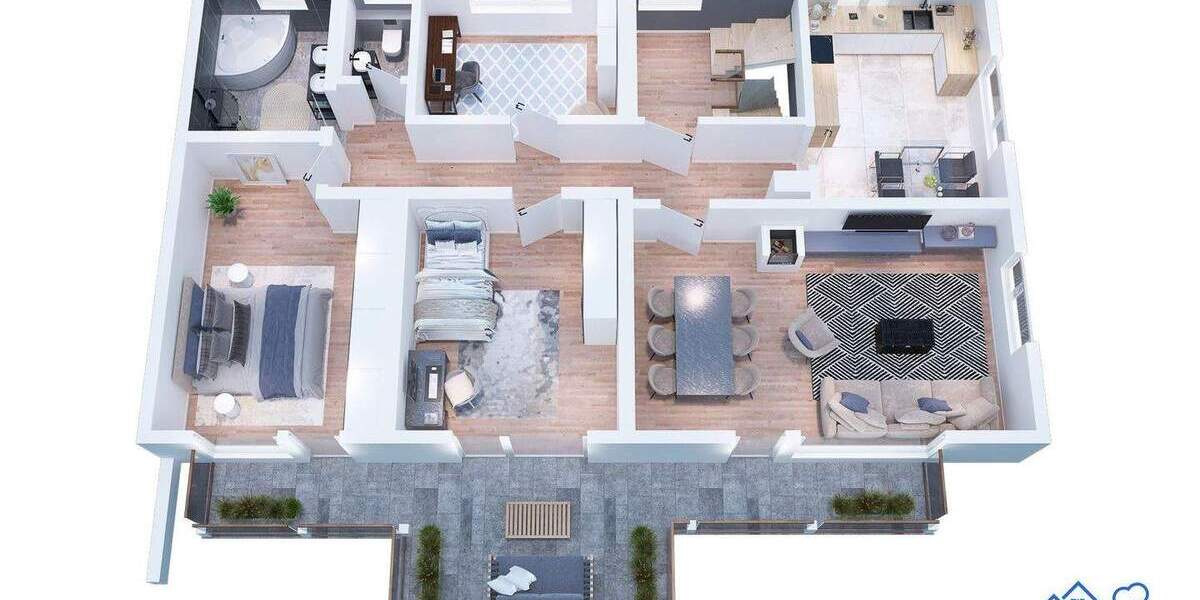 Etagenwohnung Neckartailfingen - 5 Zimmer, 113 m&sup2;, 289.000&euro; | Angebot:25804594