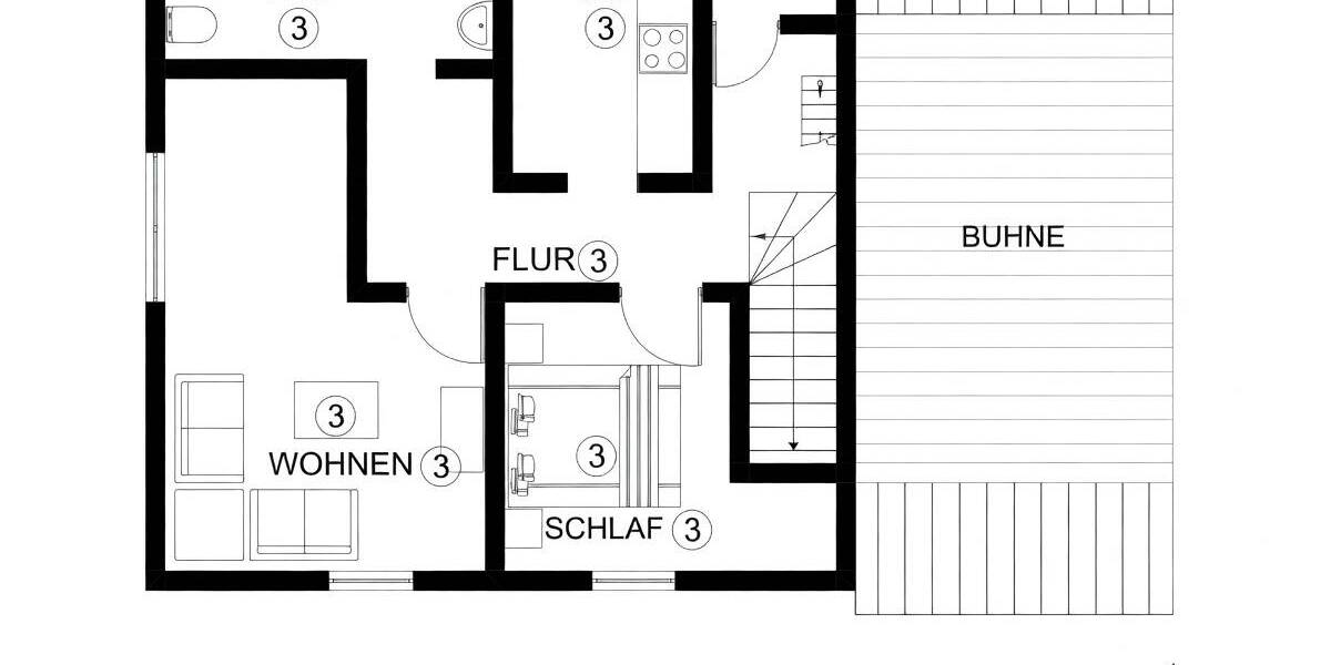 Mehrfamilienhaus, Wohnhaus Hessigheim - 6 Zimmer, 140 m&sup2;, 300.000&euro; | Angebot:25998585