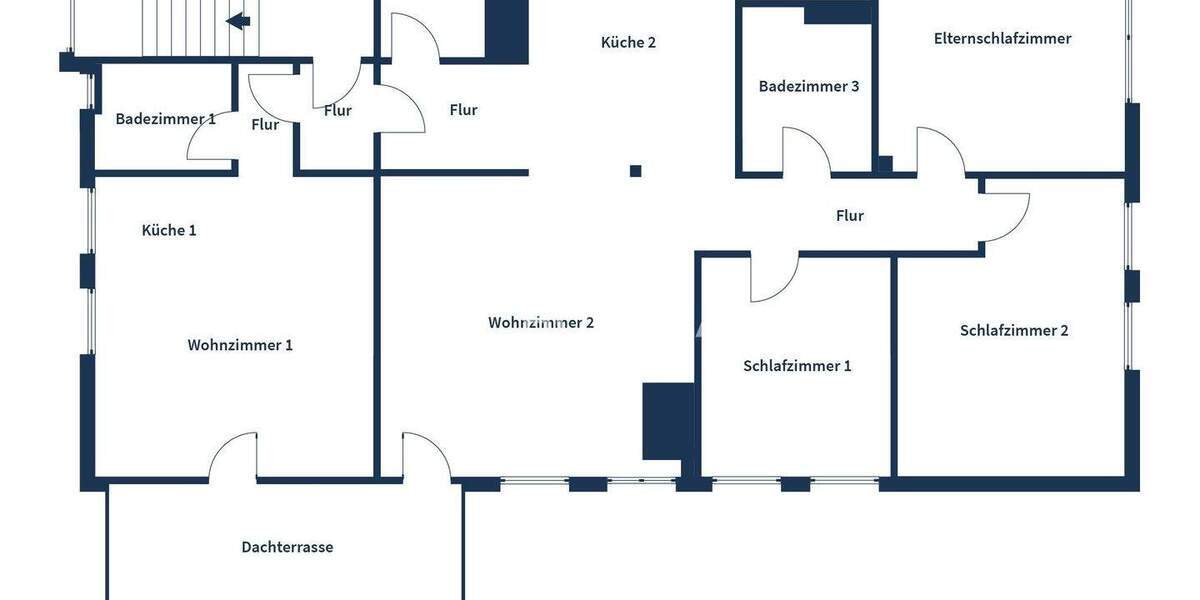 Etagenwohnung Stuttgart Feuerbach - 5 Zimmer, 145 m&sup2;, 669.000&euro; | Angebot:25820180