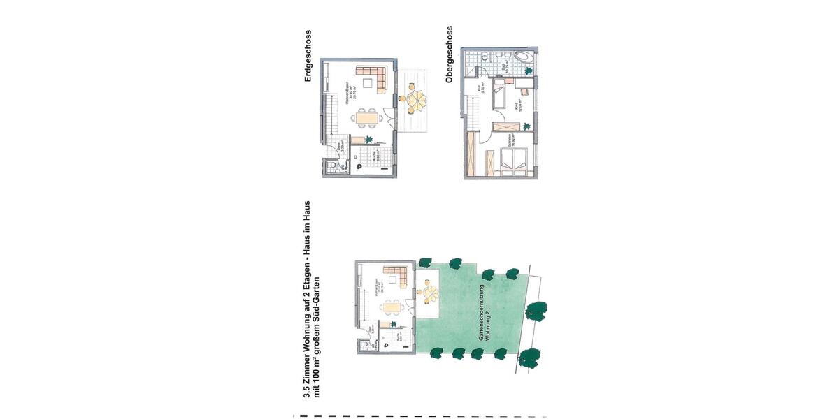 Maisonettenwohnung Korb - 3.5 Zimmer, 90 m&sup2;, 486.000&euro; | Angebot:25832366