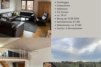 Wohnung Denkendorf - 3.5 Zimmer, 78 m&sup2;, 1.360&euro; | Angebot:26039054