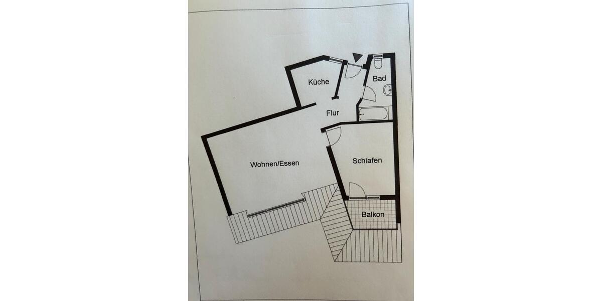 Dachgeschoßwohnung Göppingen Faurndau - 2 Zimmer, 52 m&sup2;, 160.000&euro; | Angebot:26831948
