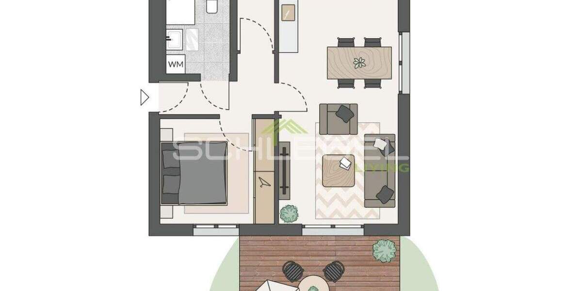 Etagenwohnung Murrhardt - 2 Zimmer, 60 m&sup2;, 306.300&euro; | Angebot:25722316
