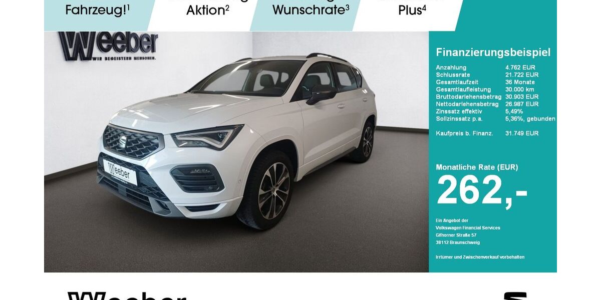 Seat Ateca 21.724 km 31.299 &euro; Leonberg 71229