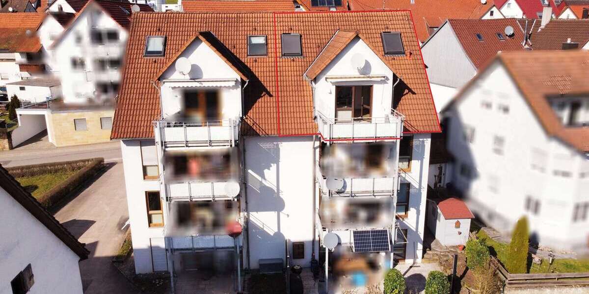 Etagenwohnung Nürtingen - 4 Zimmer, 82 m&sup2;, 279.000&euro; | Angebot:25781765