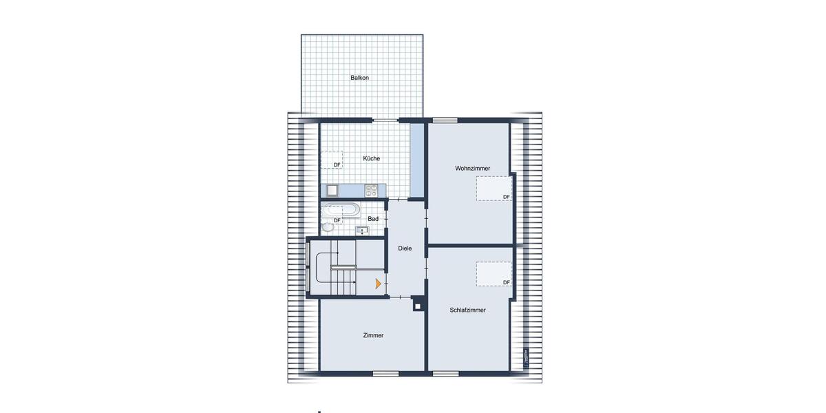 Dachgeschoßwohnung Remseck am Neckar - 3 Zimmer, 60 m&sup2;, 700&euro; | Angebot:25839320