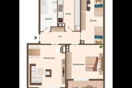 Wohnung Ostfildern - 3 Zimmer, 70 m&sup2;, 329.000&euro; | Angebot:27551683
