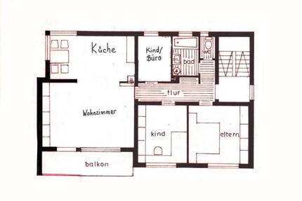 Wohnung Wäschenbeuren - 4 Zimmer, 90 m&sup2;, 990&euro; | Angebot:26040732