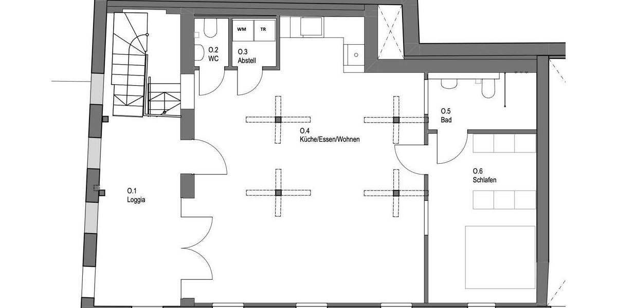 Etagenwohnung Vaihingen an der Enz - 2 Zimmer, 77 m&sup2;, 1.000&euro; | Angebot:26055106