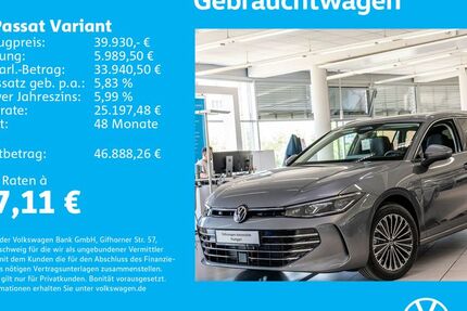 VW Passat Variant 1.505 km 39.430 &euro; Stuttgart-Wangen 70188