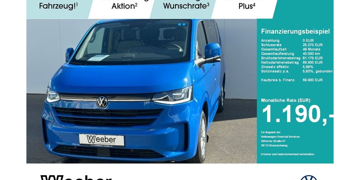 VW T7 Caravelle 9.900 km 69.600 &euro; Leonberg 71229