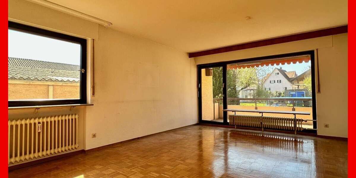 Etagenwohnung Ludwigsburg Oßweil - 3.5 Zimmer, 91 m&sup2;, 299.000&euro; | Angebot:25196055