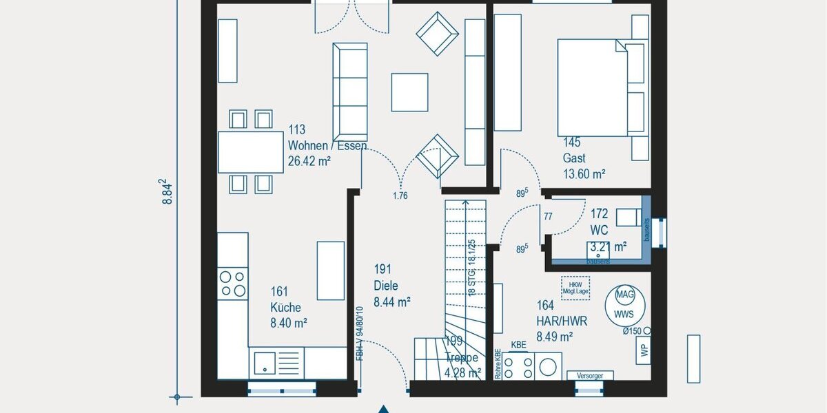 Ihr individuelles Einfamilienhaus in Rudersberg - maßgeschneidert und hochwertig geplant - Einfamilienhaus Rudersberg | Angebot:27544317