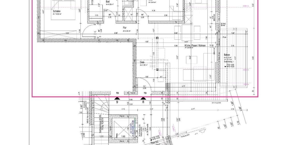 Dachgeschoßwohnung Filderstadt - 3 Zimmer, 62 m&sup2;, 1.450&euro; | Angebot:25332676