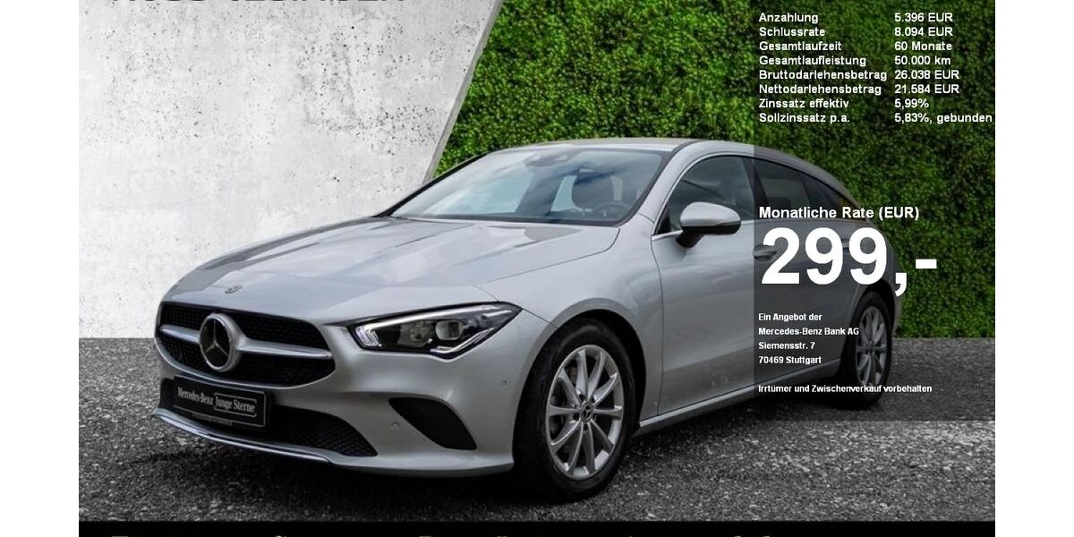 Mercedes-Benz CLA 200 Shooting Brake 70.100 km 24.880 &euro; Esslingen 73730