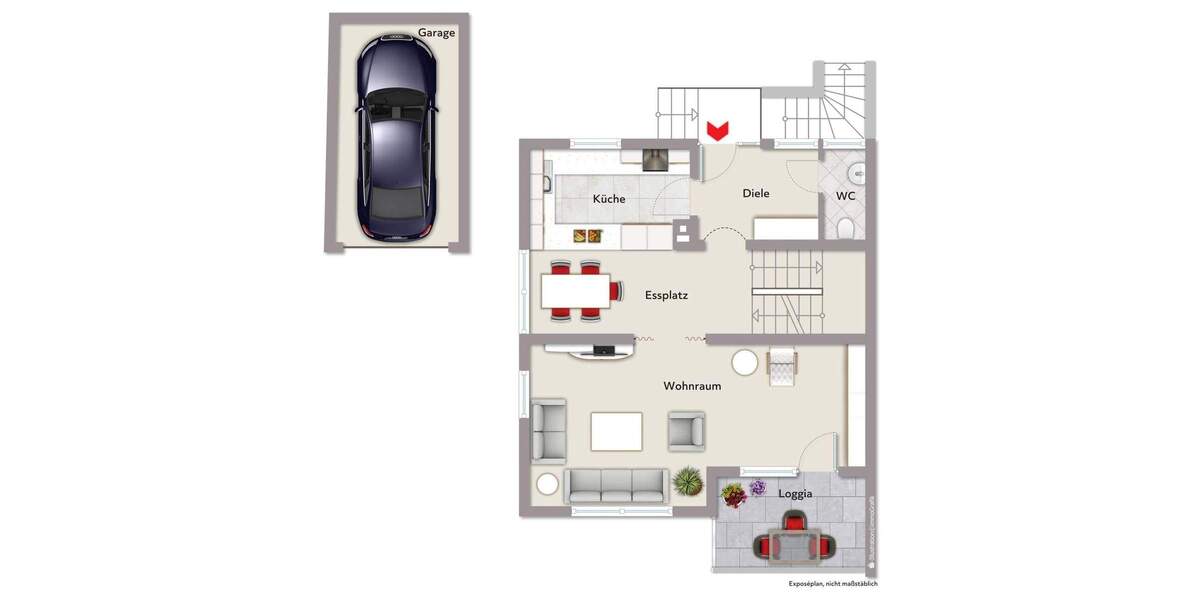 Doppelhaushälfte Leonberg Gebersheim - 8 Zimmer, 171 m&sup2;, 445.000&euro; | Angebot:25865932