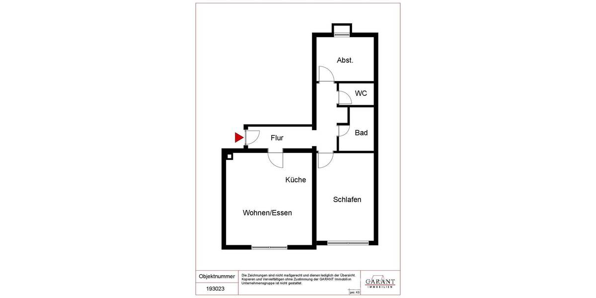 Etagenwohnung Korntal-Münchingen Korntal - 2 Zimmer, 60 m&sup2;, 224.000&euro; | Angebot:26094480