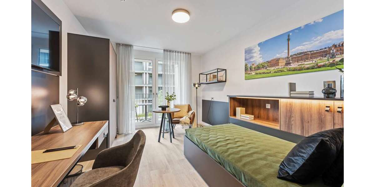 Etagenwohnung Stuttgart Wallgraben-West - 1 Zimmer, 23 m&sup2;, 685&euro; | Angebot:20685143